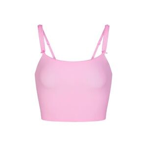 SKIMS FITS EVERYBODY CROPPED CAMI BUBBLEGUM SMALL